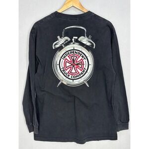 Time to Grind Shirt Mens Black Independent Trucks Thrasher Magazine Long Sleeve